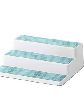 2pc - Copco 3 Tier White/ Blue Spice Rack Cabinet Organizer